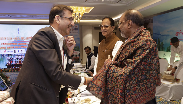 IRFC CMD holds discussion with members of Parliamentary Committee
